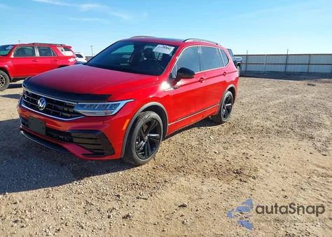 2024 Volkswagen Tiguan 2.0T Se R-Line Black from USA, damaged, VIN 3VV8B7AX8RM197397